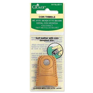 Coin Thimble - Leather