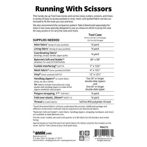 ByAnnie Pattern - Running With Scissors