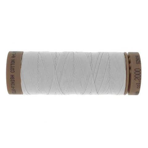 Mettler Cotton 40wt Thread - 150mt - 2000 - White