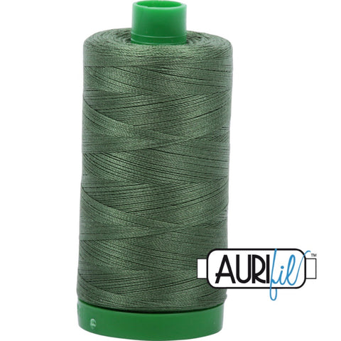 Aurifil Cotton 40wt Thread - 1000 mt - 2890 - Very Dark Grass Green