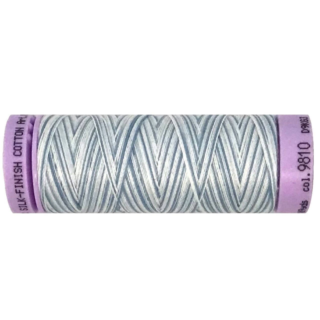 Mettler Cotton 50wt Thread - 150mt - Variegated 9810