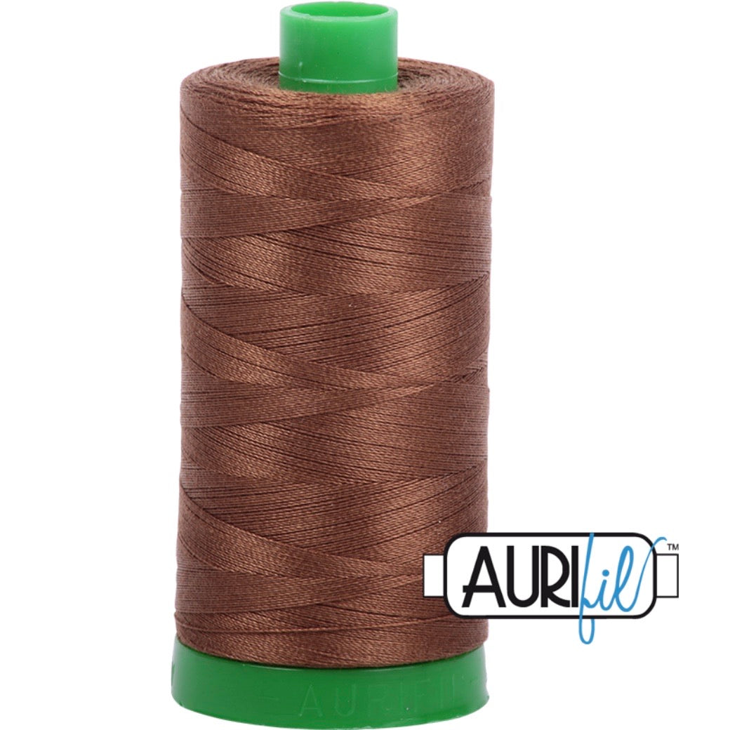 Aurifil Cotton 40wt Thread - 1000 mt - 2372 - Dark Antique Gold