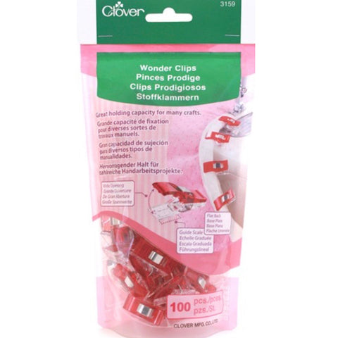 Wonder Clips - Small - 100 pc - Red