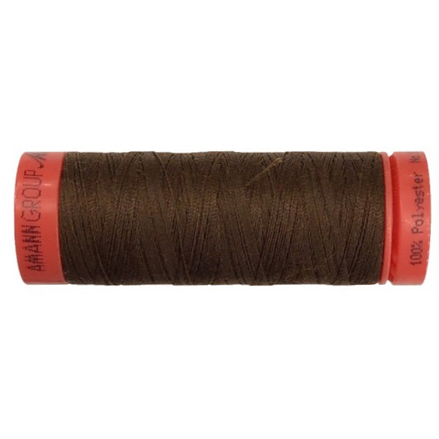 Mettler 100% Polyester Thread - 100mt- 0975 - Dark Brown