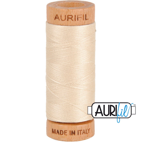 Aurifil Cotton 80wt Thread - 280 mt - 2310 - Light Beige