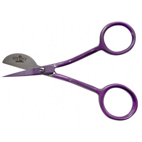 Duckbill Applique Scissors - Purple - 4”