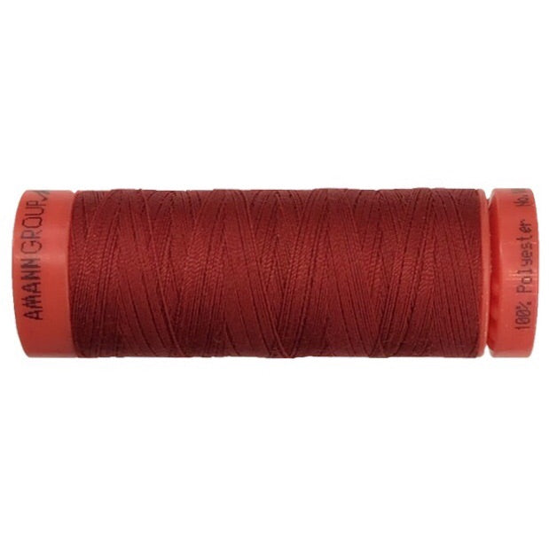 Mettler 100% Polyester Thread - 100mt- 0105 - Cherry Red