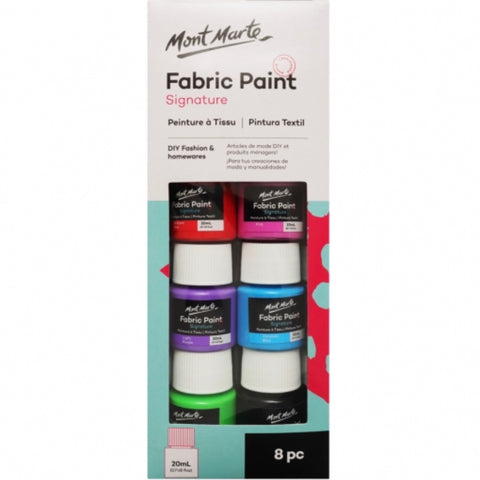 Fabric Paint - 20ml - 8 colors