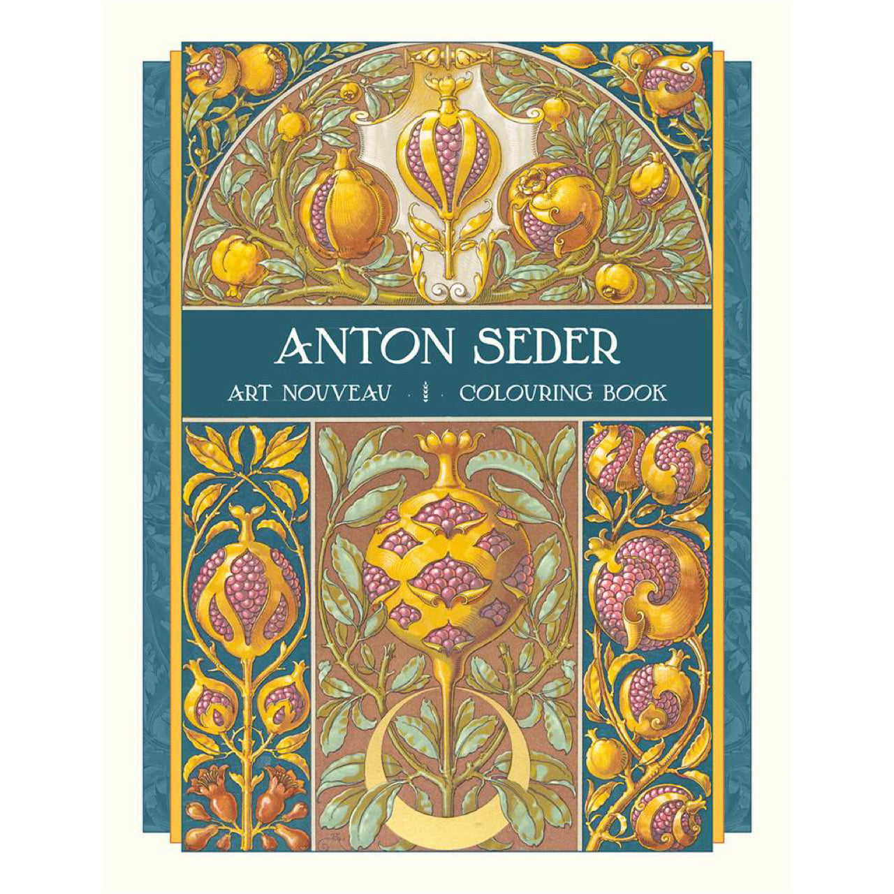 Anton Seder Art Nouveau - Coloring Book