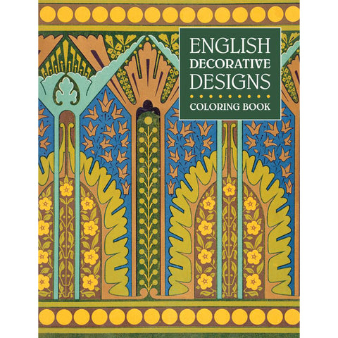 English Decorative Designs - Coloring Book