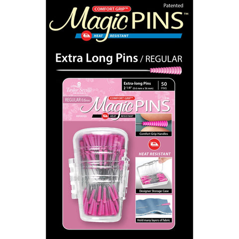 Magic Heat Resistant Pins - Extra Long - 50pc