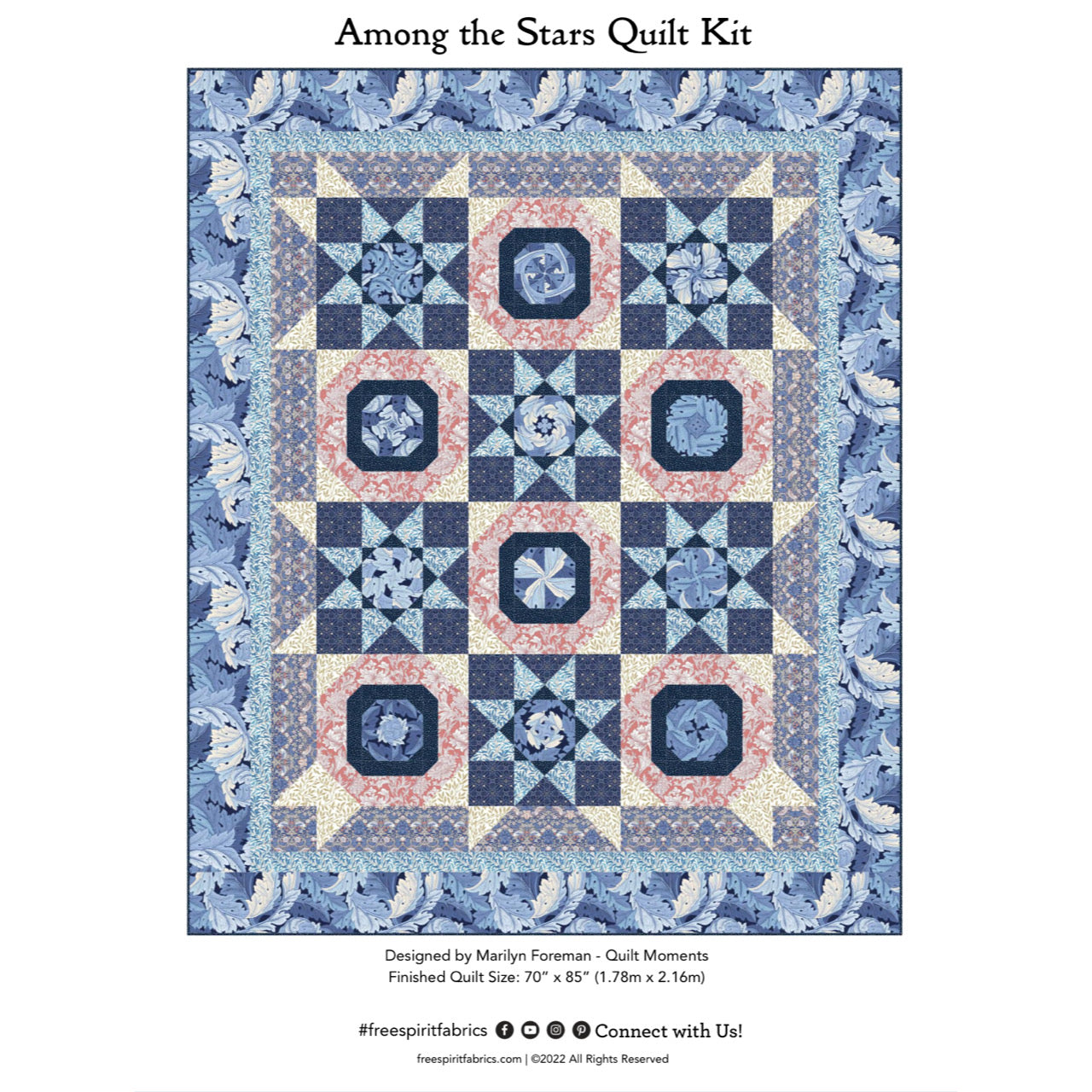 Among the Stars - Quilt Top Kit - 70" x 85"
