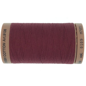 Mettler Cotton 40wt Thread - 457mt - 0109 - Burgandy Red