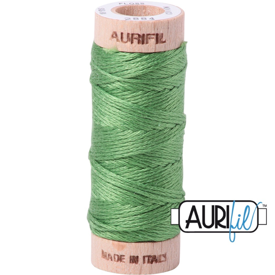 Aurifil Cotton Floss 6 Strand - 18yd - 2884 - Green Yellow