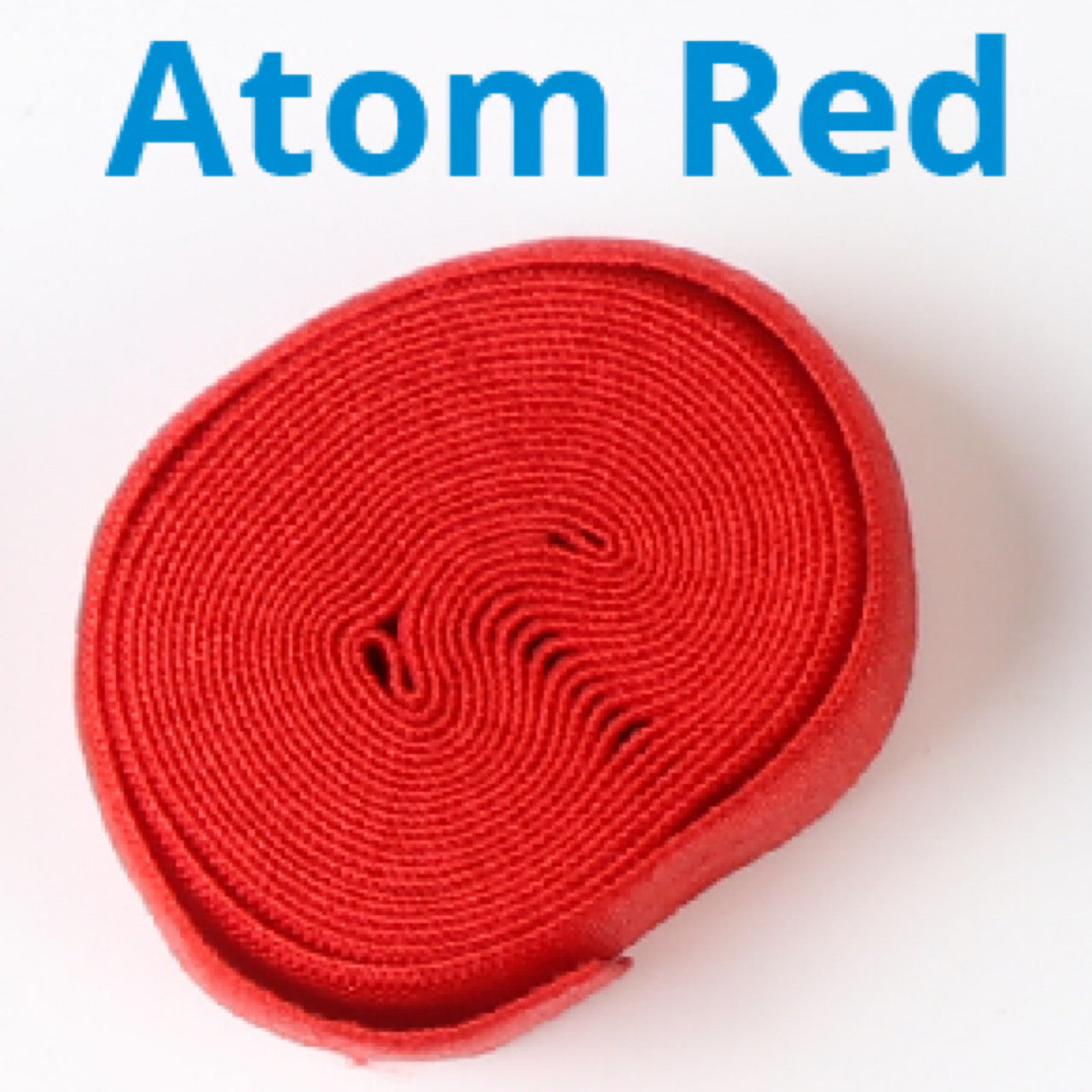 ByAnnie Fold Over Elastic - 20mm - 2 yards - Atom Red