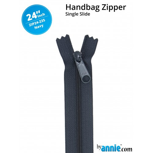 ByAnnie - 24” Single Slide Zipper - Navy