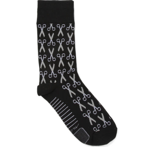 Scissor Socks by Moda - Black