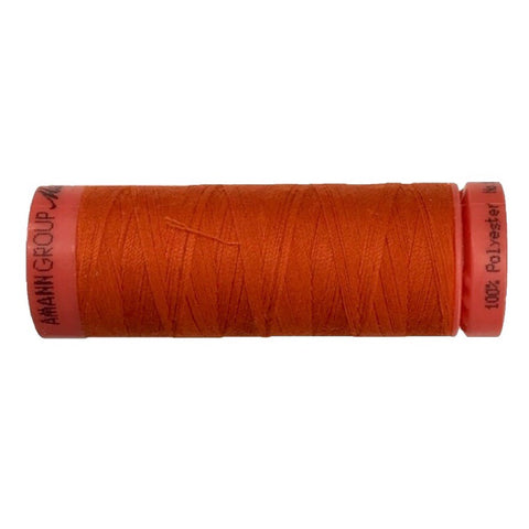 Mettler 100% Polyester Thread - 100mt- 0450 - Orange