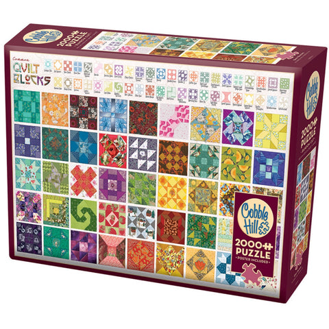 Quilt Blocks 2000 Piece Puzzle