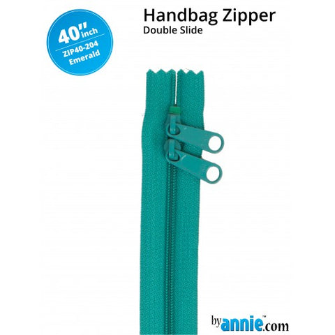 ByAnnie - 40” Double Slide Zipper -  Emerald