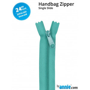 ByAnnie - 24” Single Slide Zipper - Emerald