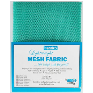 ByAnnie Mesh Fabric - 18”x54” - Turquiose