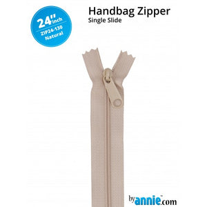 ByAnnie - 24” Single Slide Zipper - Natural