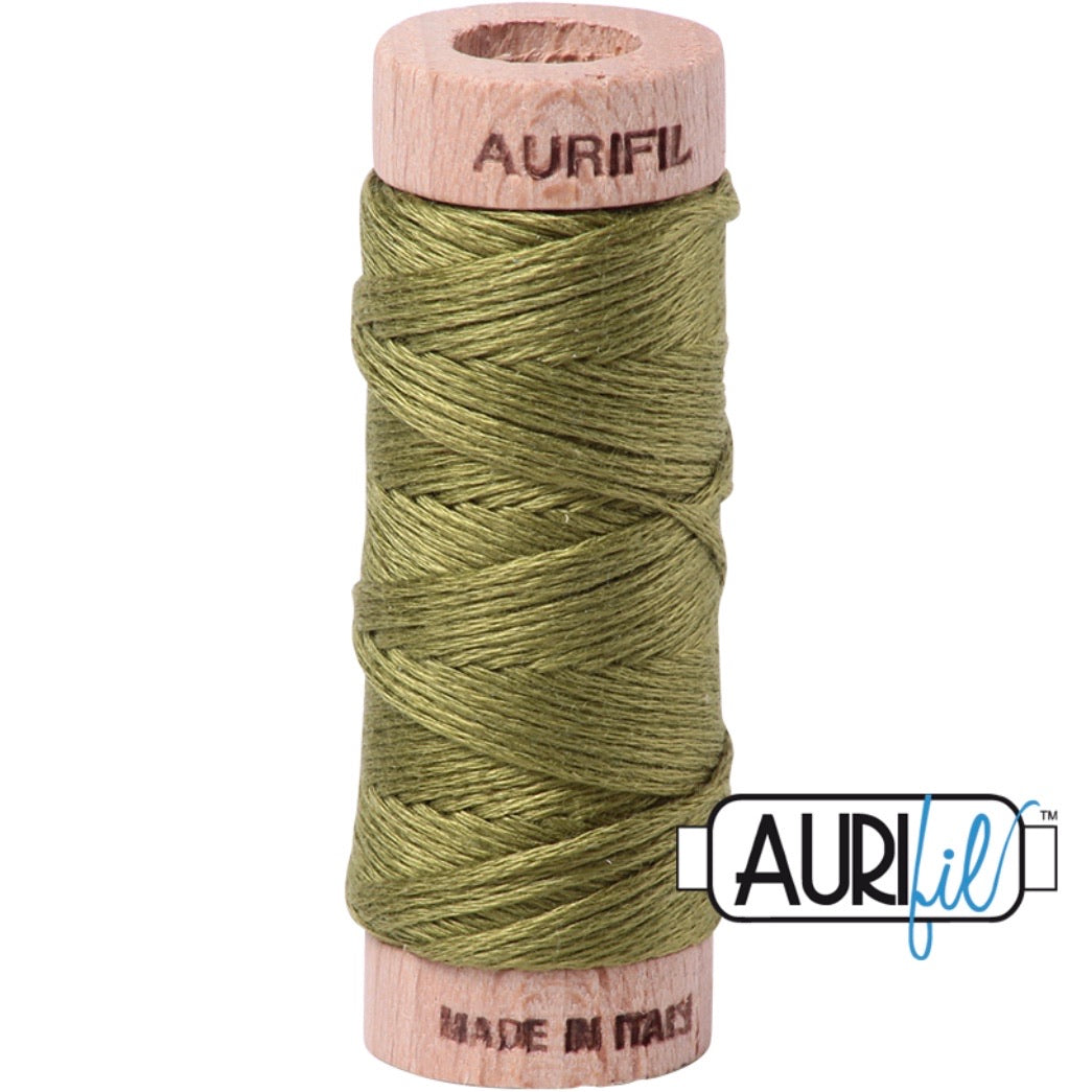 Aurifil Cotton Floss 6 Strand - 18yd - 5016 - Olive Green