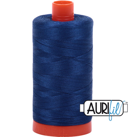 Aurifil Cotton 50wt Thread - 1300 mt - 2780 - Dark Delft Blue