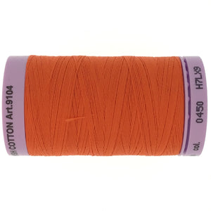 Mettler Cotton 50wt Thread - 500mt - 0450 - Orange