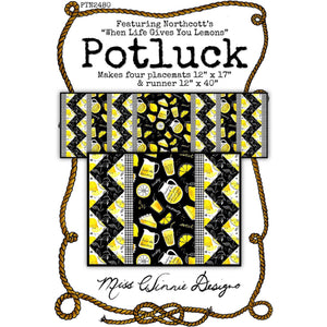 Placemat & Table Runner Pattern - Potluck