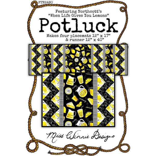 Placemat & Table Runner Pattern - Potluck