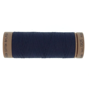 Mettler Cotton 40wt Thread - 150mt - 0825 - Navy Blue