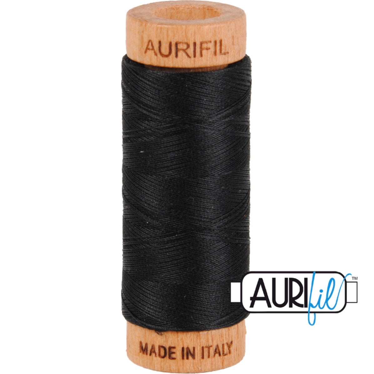 Aurifil Cotton 80wt Thread - 280 mt - 2692 - Black