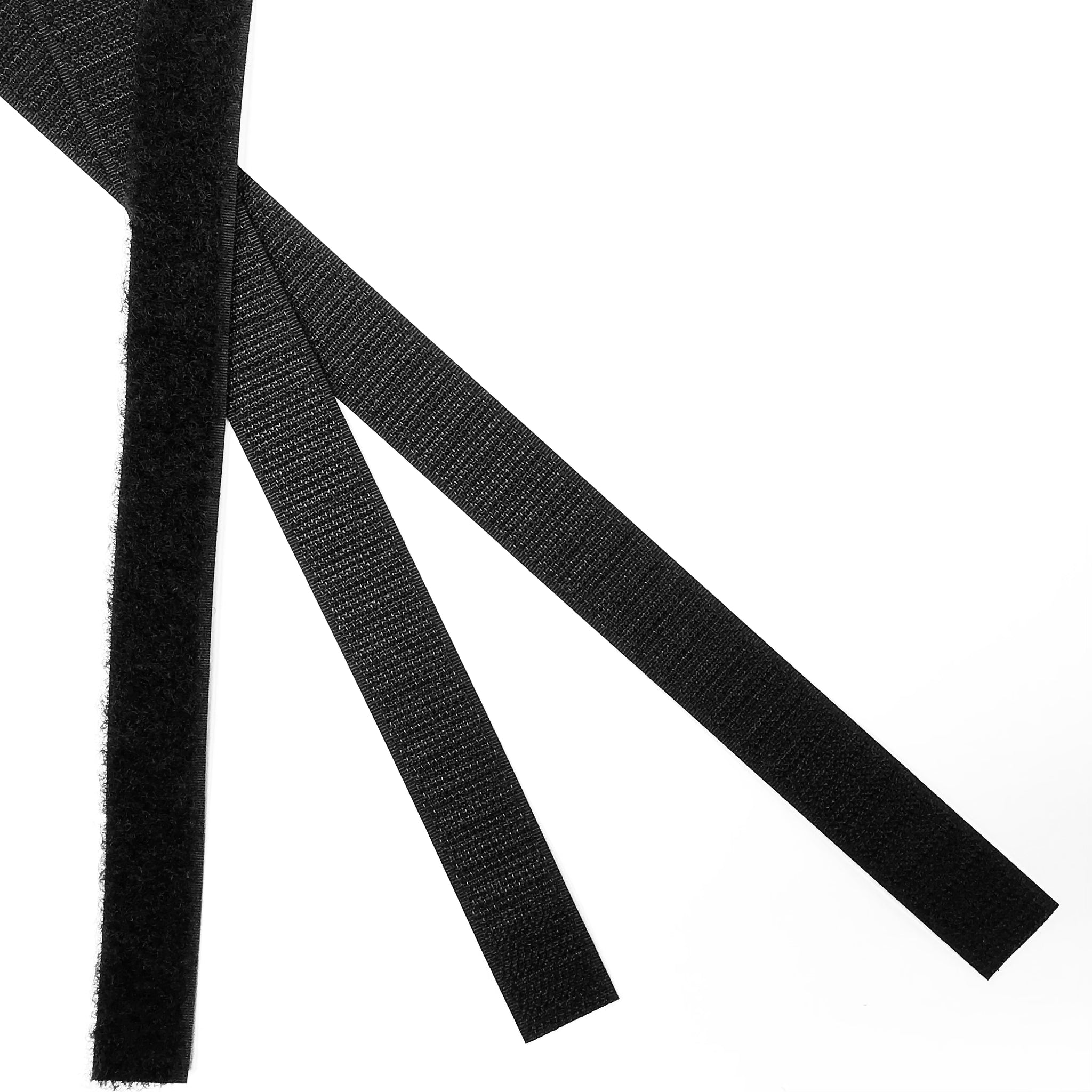 VELCRO® Fasteners - Hook  - Sew-On - Black - 18mm