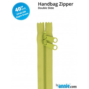 ByAnnie - 40” Double Slide Zipper -  Apple Green
