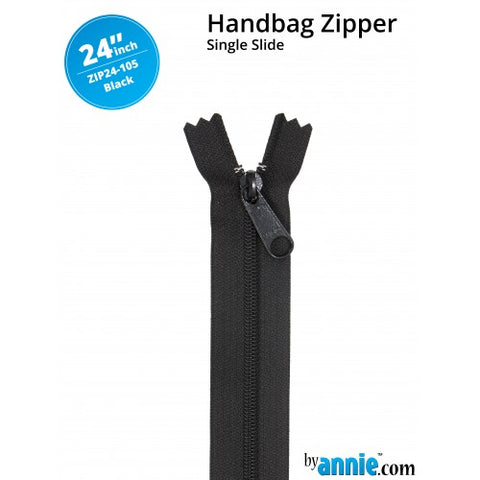 ByAnnie - 24” Single Slide Zipper - Black