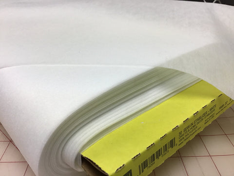 Interfacing - Lightweight - Non-woven - Sew-in - White - 20"