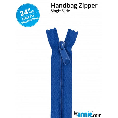 ByAnnie - 24” Single Slide Zipper - Blastoff Blue