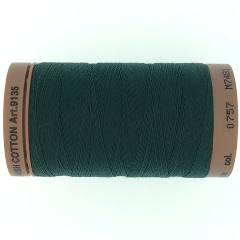 Mettler Cotton 40wt Thread - 457mt - 0757 - Dark Green