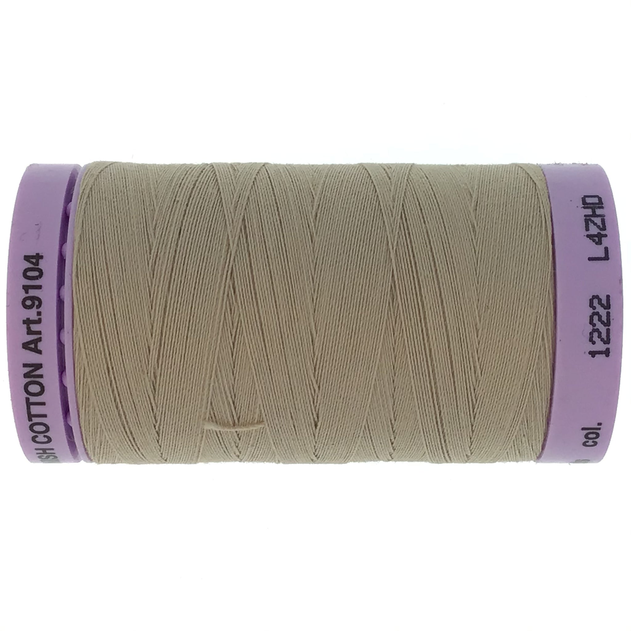 Mettler Cotton 50wt Thread - 500mt - 1222 - Dark Beige