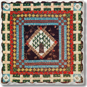 Absorbent Stone Coaster - Quilt 9
