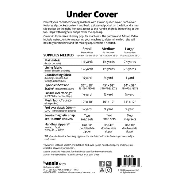 ByAnnie Pattern - Under Cover