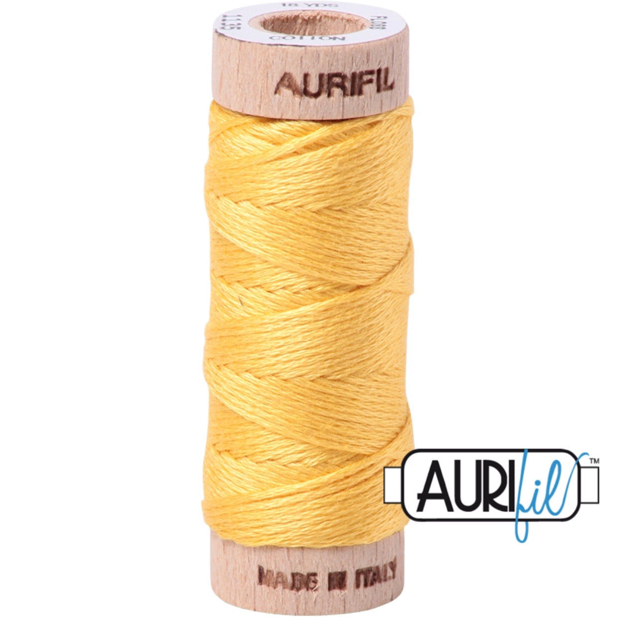 Aurifil Cotton Floss 6 Strand - 18yd - 1135 - Pale Yellow