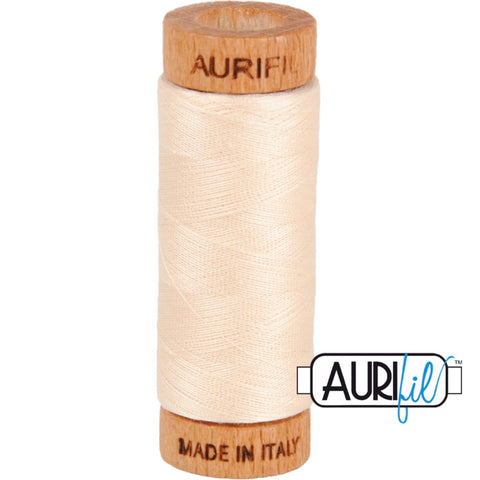 Aurifil Cotton 80wt Thread - 280 mt - 2000 - Light Sand