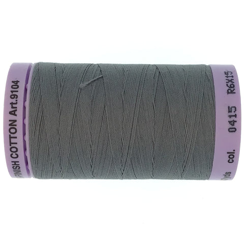 Mettler Cotton 50wt Thread - 500mt - 0415 - Dark Grey