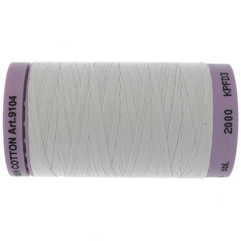 Mettler Cotton 50wt Thread - 500mt - 2000 - White