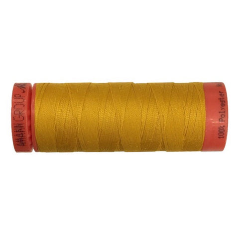 Mettler 100% Polyester Thread - 100mt- 0118 - Golden Yellow