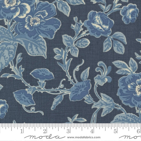 Antoinette French Blue Cecile Florals Fabric by French General - Moda  Fabrics