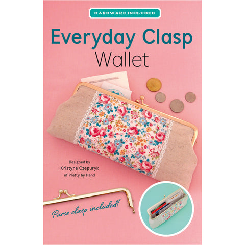 Zakka Workshop Everyday Clasp Wallet Kit - Finished 9" W x 3.75" H x .75” D - ZW2637